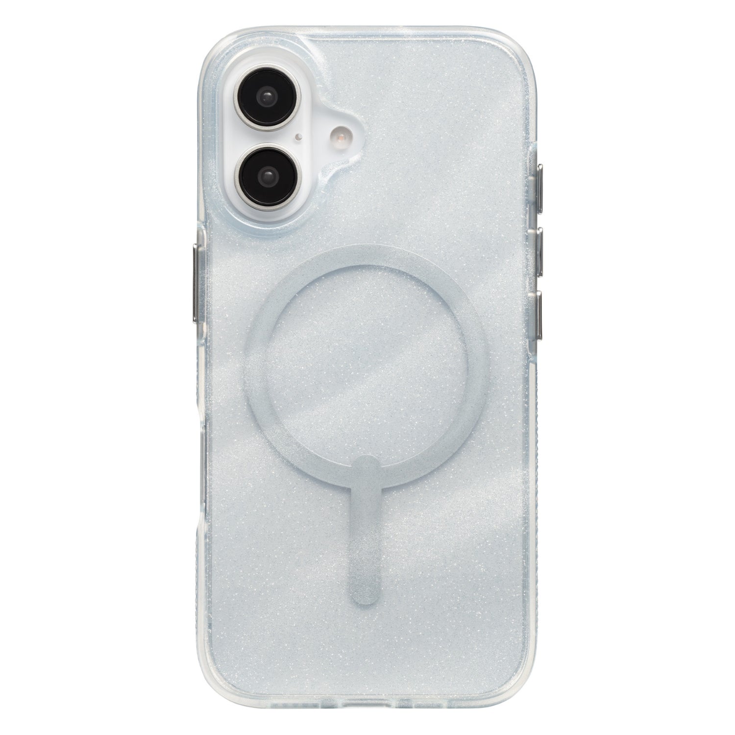 Funda Milan Snap Magsafe iPhone 16 Zagg Blanco Glitter