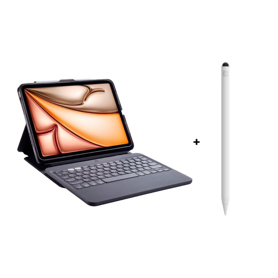 Combo Funda con teclado Pro Keys 2 para iPad Air 13" M2 Zagg ES + Lápiz Pro Stylus 2