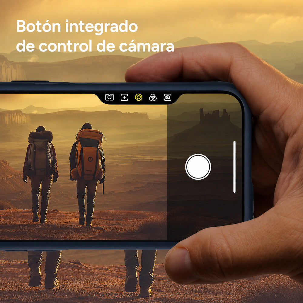 Carcasa Sedona Snap con Soporte para iPhone 18 Pro Azul Marino - 5