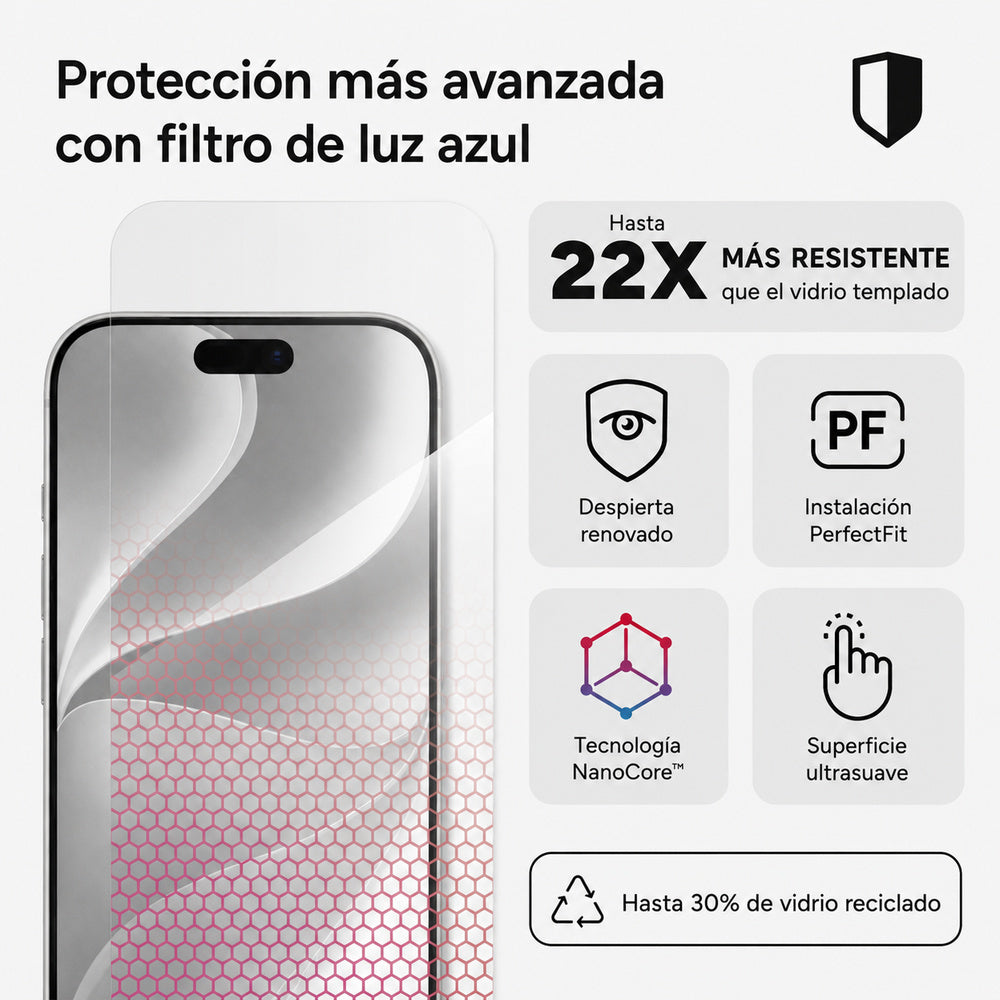 Protector de pantalla XTR6 para iPhone 18 Pro