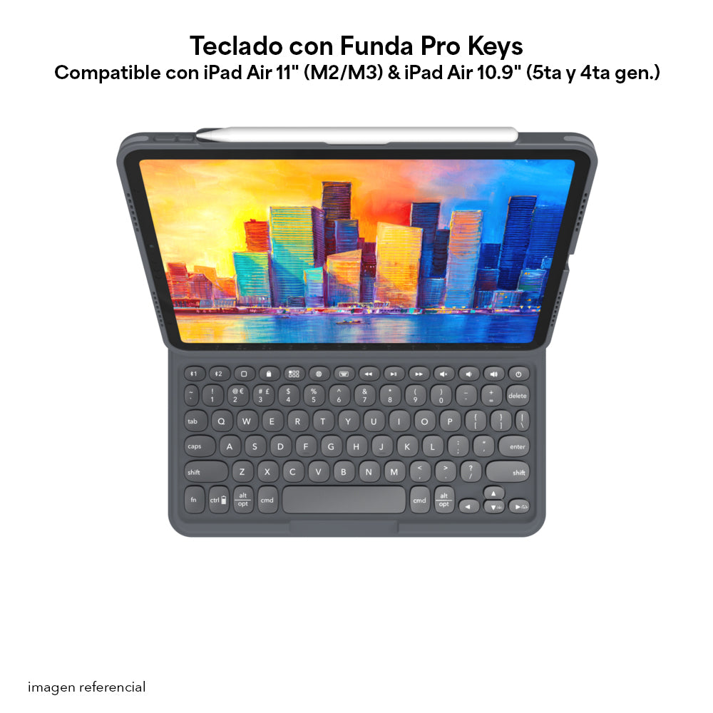 Teclado con Funda Pro Keys iPad Air 11 M2/M3 Español Zagg