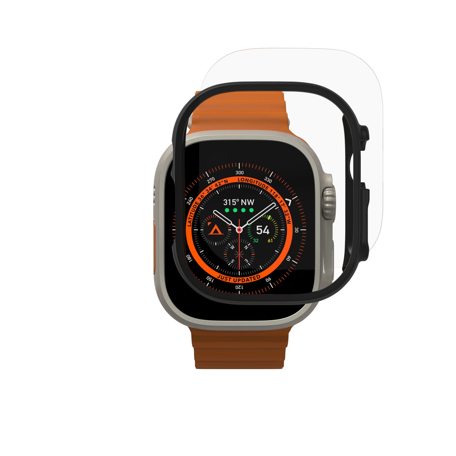 Lámina + Marco Glass Fusion 360 Apple Watch Ultra (49mm)