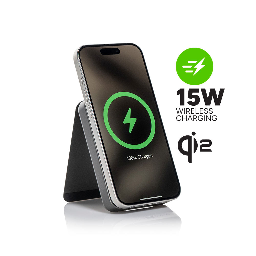 Batería externa mophie 5.000 mAh 15W para smartphonesQi2 powerstation mini