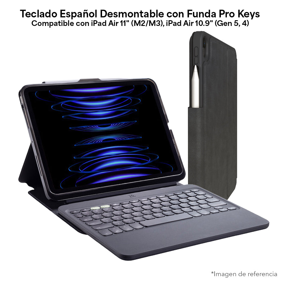 Teclado con Funda Pro Keys 2 para iPad Air 11 (M2, M3) ES