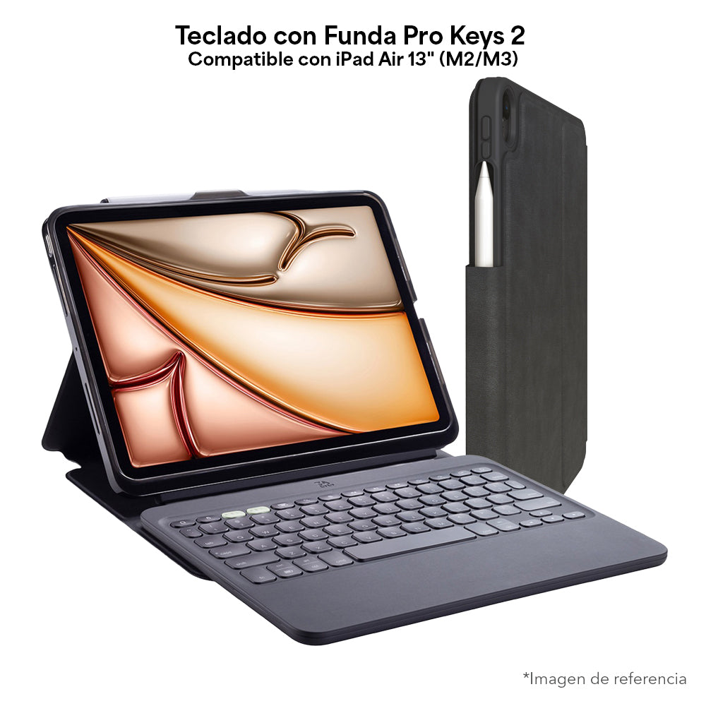 Teclado con Funda Pro Keys 2 para iPad Air 13 (M2, M3) ES