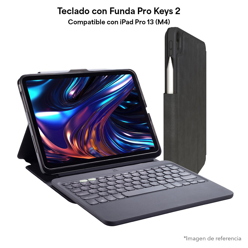 Teclado con Funda Pro Keys 2 para iPad Pro 13 (M4) ES