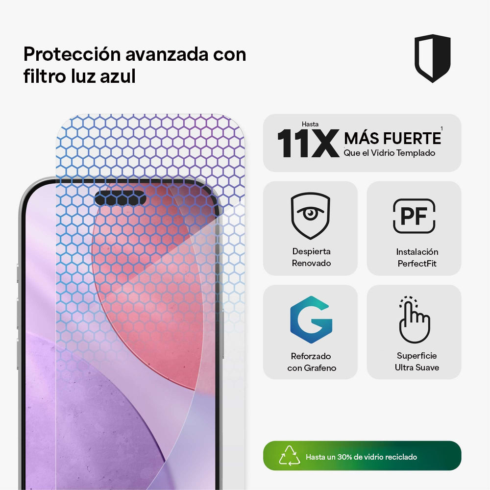 Protector de pantalla para iPhone 17 Pro Glass XTR5