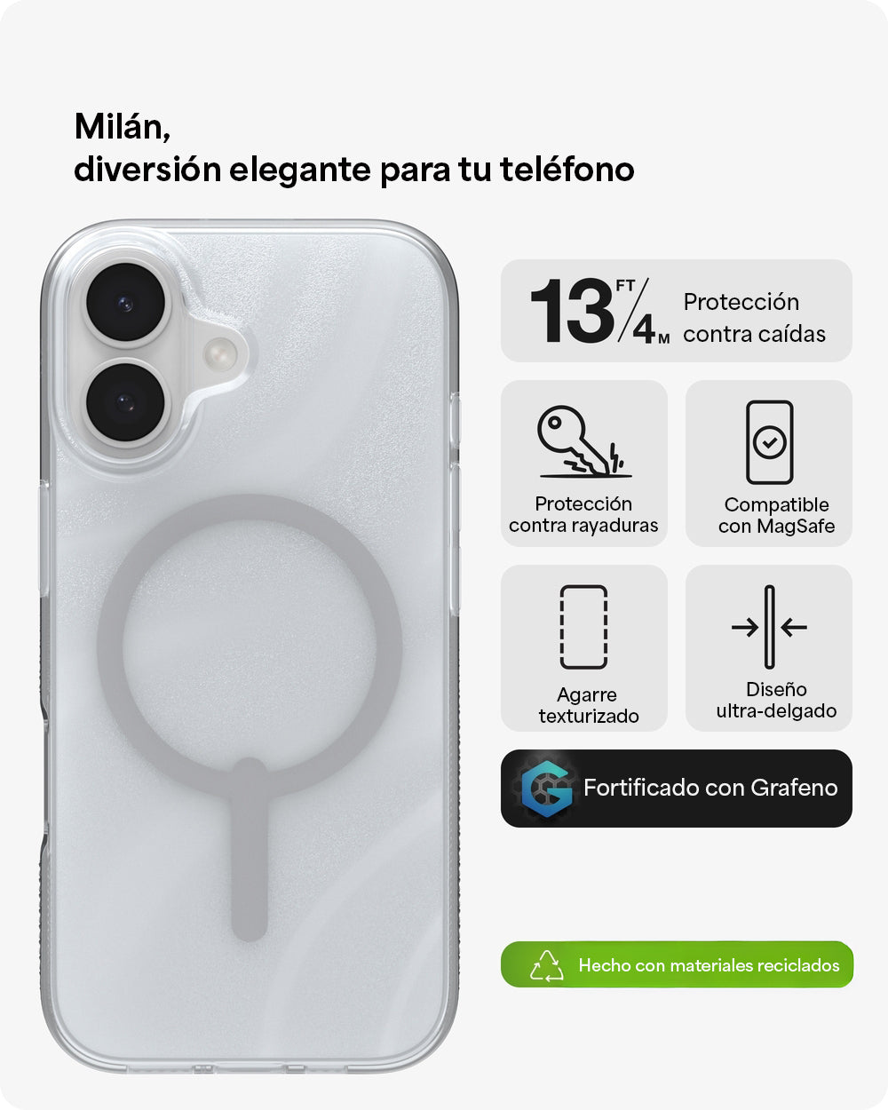 Carcasa Milan Snap para iPhone 17