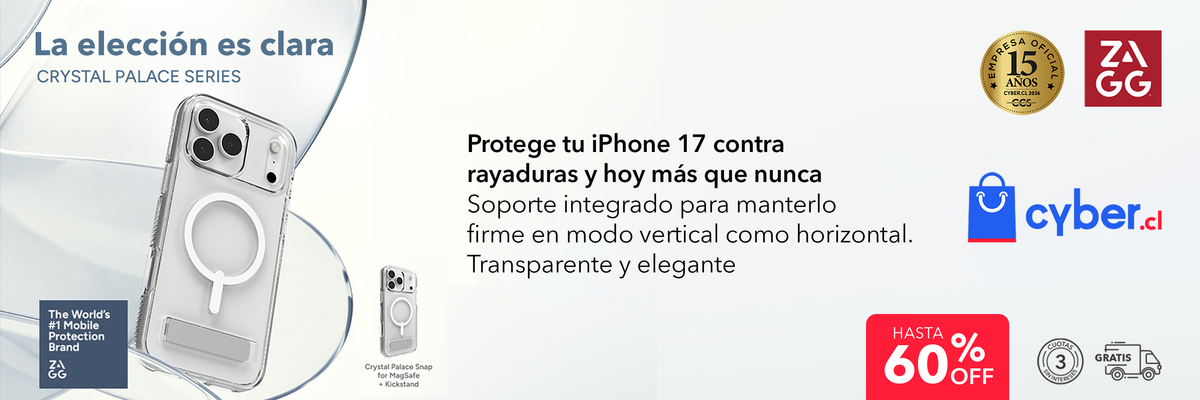 Cyber ZAGG Crystal Palace hasta 60 por ciento