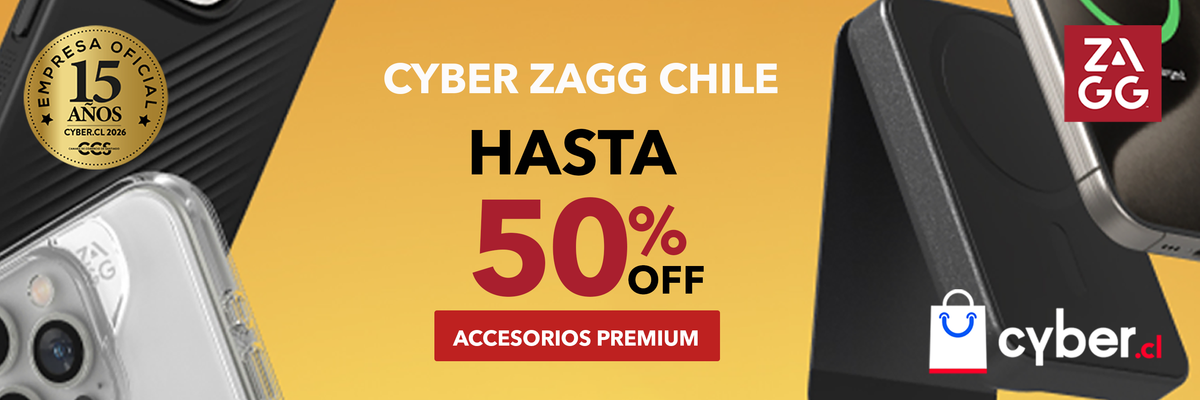 Cyber ZAGG Chile accesorios premium hasta 50 por ciento