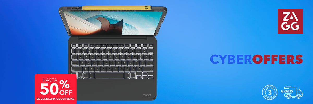 ZAGG Cyber Offers bundles productividad 3000x1000